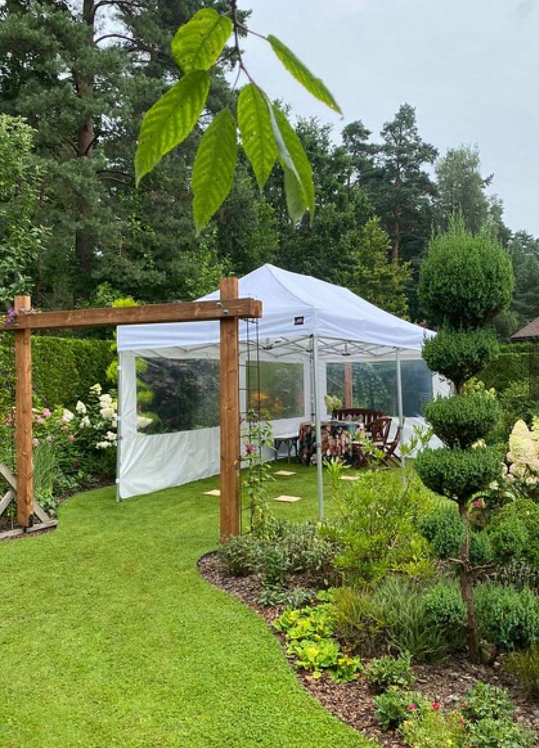Telts balta 3×6 m LUX